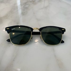 Clubmaster Metal Sunglasses - Used Only Once! Perfect Condition.